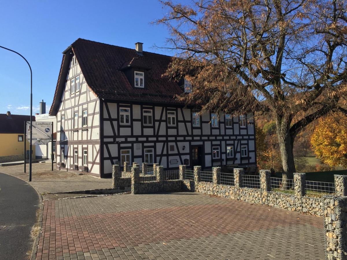Landhotel Weisses Ross Garni Bad Brückenau Dış mekan fotoğraf